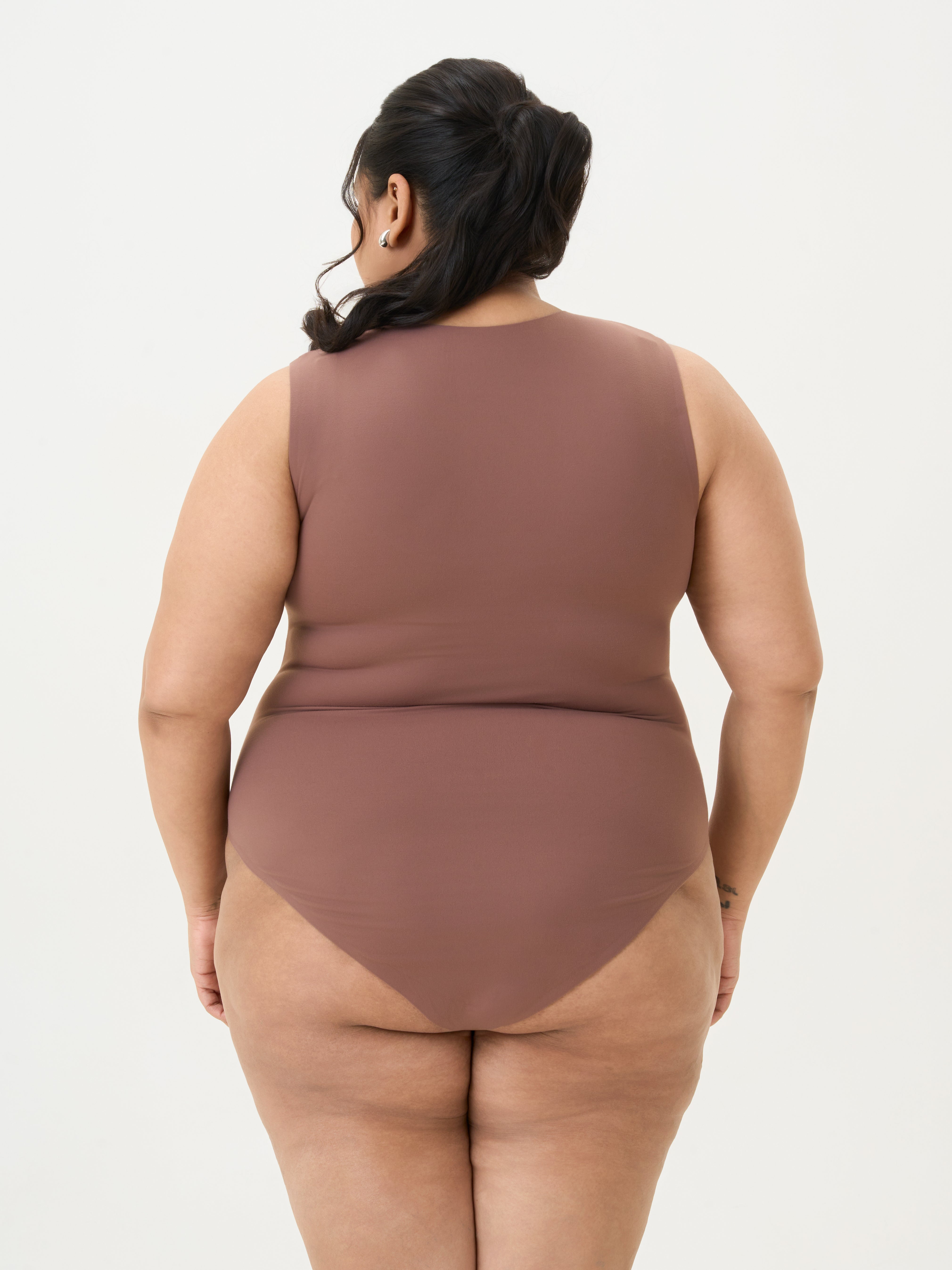 High Neck Sleeveless Bodysuit