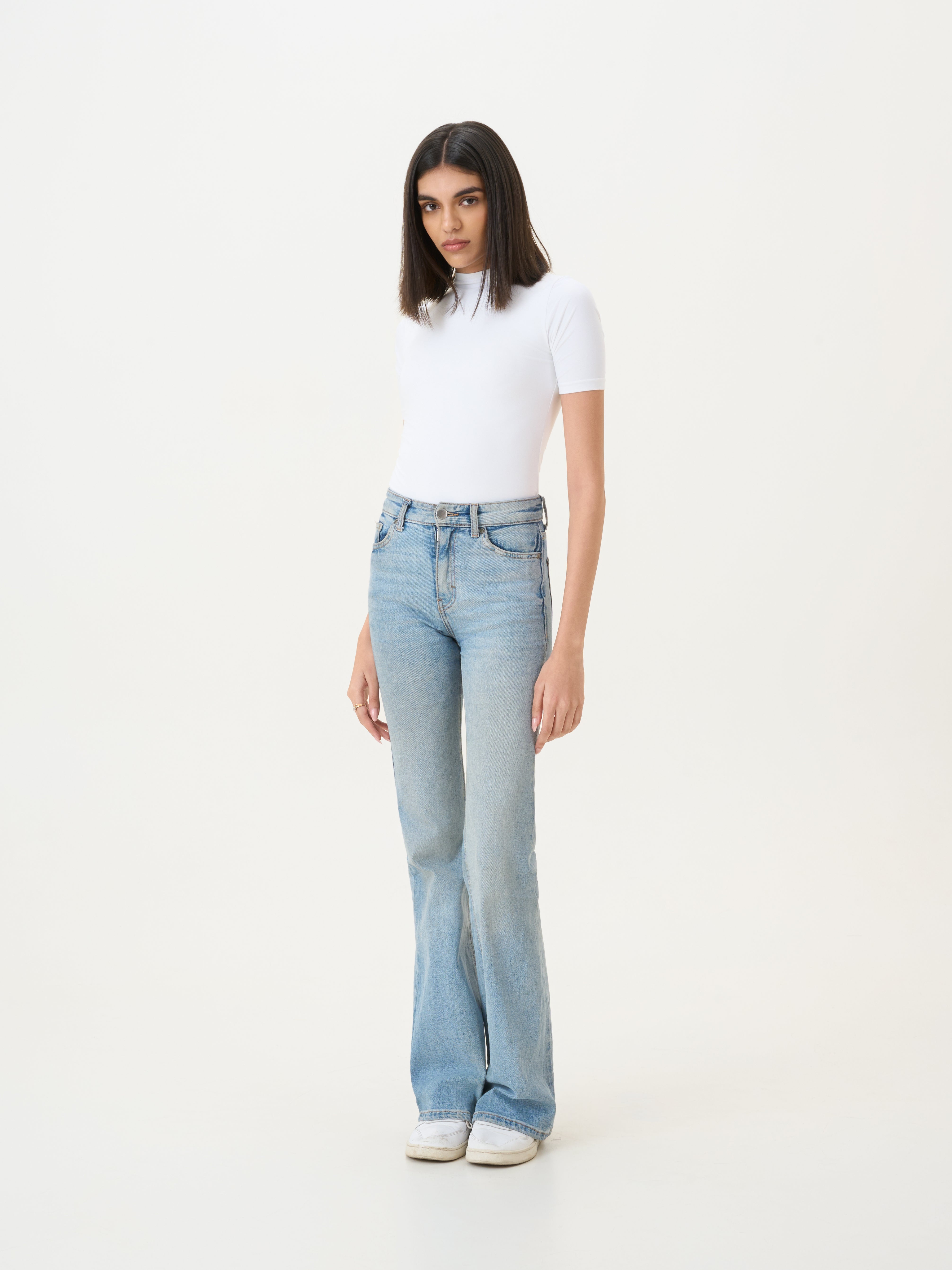 Crew Neck Short Sleeve Top