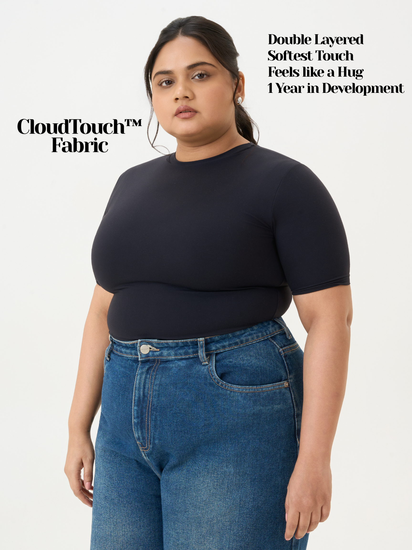 Crew Neck Short Sleeve Top