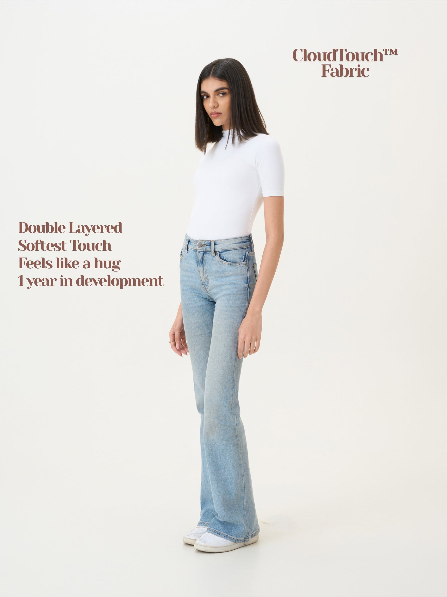 Crew Neck Short Sleeve Top