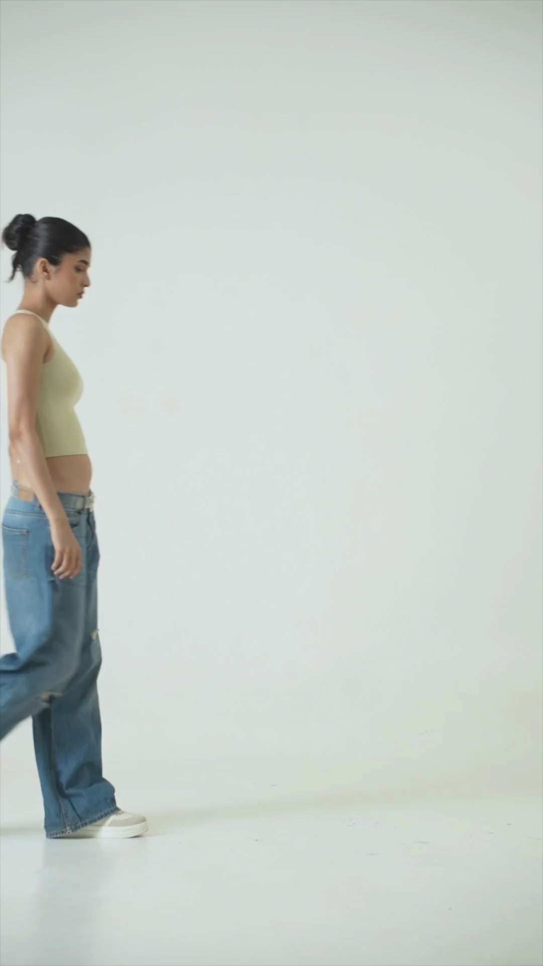 High Neck Sleeveless Sculpt Top